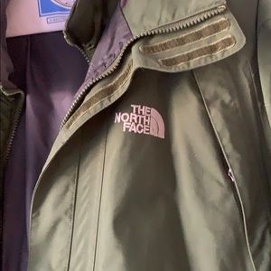 North Face layered winter jacket